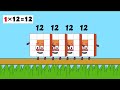Numberblocks 12 Times Table | Learn to Multiply by 12 | Maths for Kids | @LearningBlocks