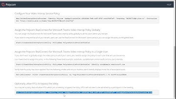 Provisioning Polycom RealConnect for Microsoft Teams