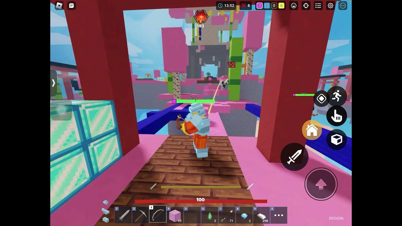 Playing Bedwars as Barbarian (IM RUSTY)