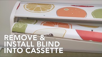 How to Remove And Install a Louvolite Blind Into a Cassette Tutorial