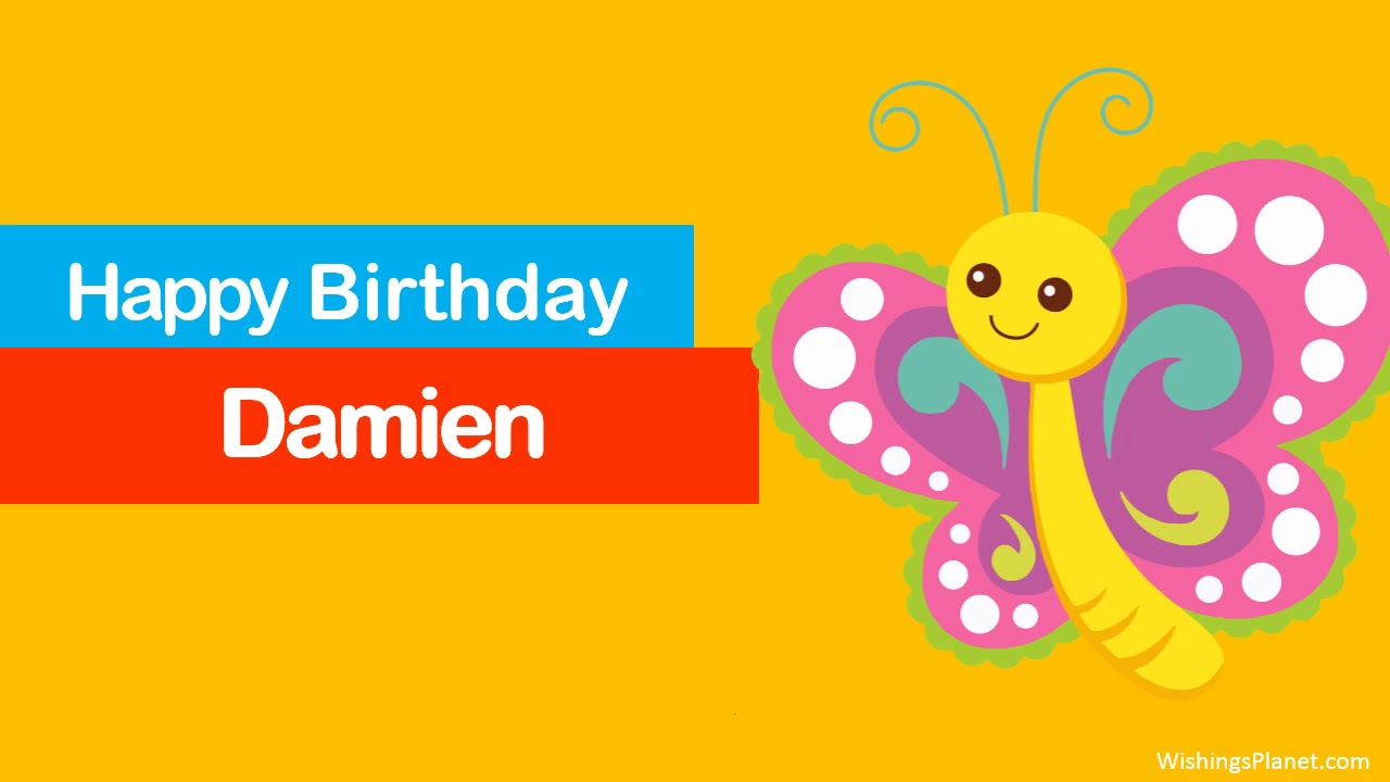 Happy Birthday to Damien YouTube