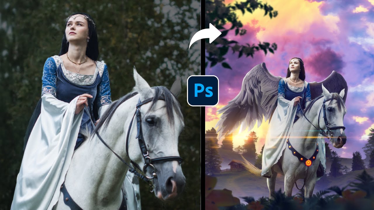 Photoshop Manipulation |"Dreamy Fantasy" Photo Manipulation | Fantasy | Speed Art Tutorial