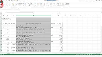 003.1. Hướng dẫn lập Bảng Dự toán, đo bóc khối lượng công trình