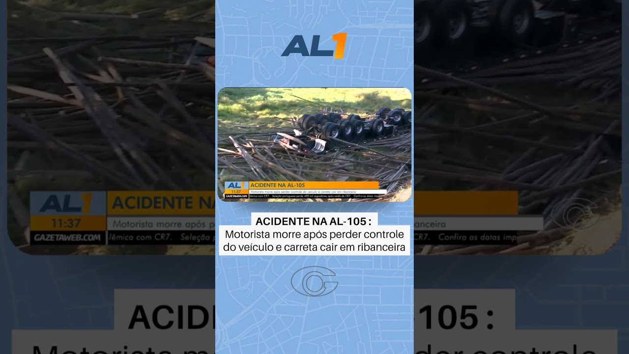 Motorista morre em acidente na AL-105