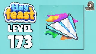Tiny Feast level 173 walkthrough solution 