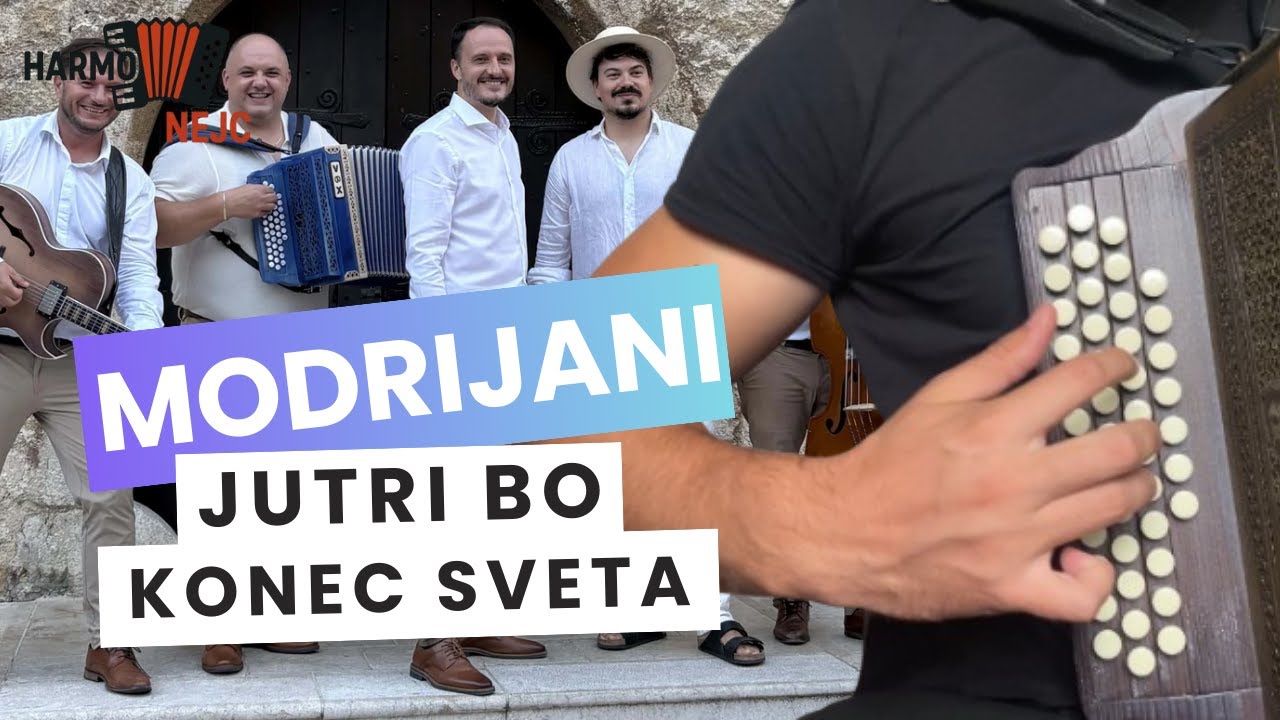 Jutri bo konec sveta - Modrijani (HarmoNejc) - spremljava na diatonično harmoniko