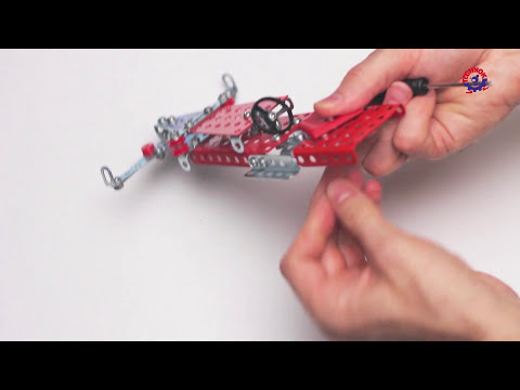 Конструктор металевий ТехноК Універсал 3886В - 10 моделей, 304 деталі, кейс з інструментами, видео 3