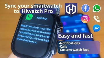 How to Connect Your Smartwatch to Your Phone with Hiwatch Pro?