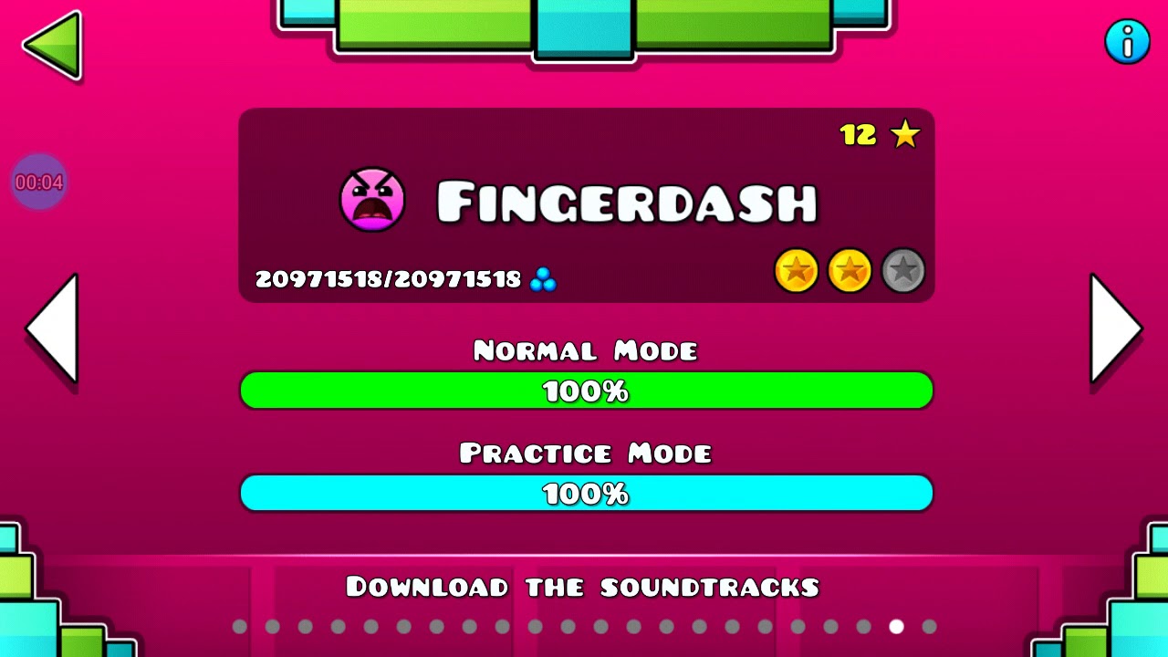 Jugando geometry dash con mega lag YouTube