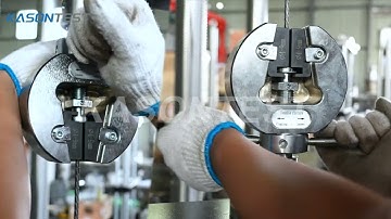 20KN Electronic Universal Testing Machine Operation