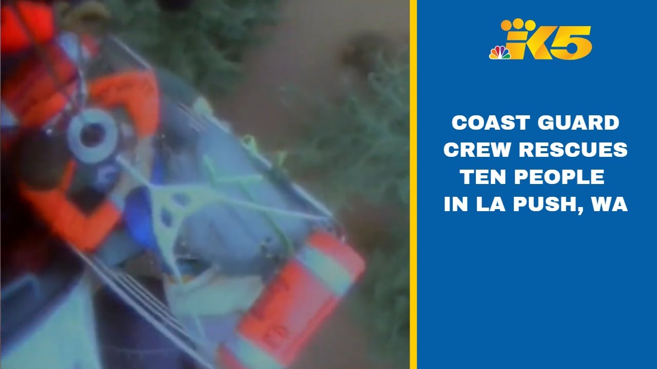 Coast Guard helicopter rescues ten people from flooding in La Push ...