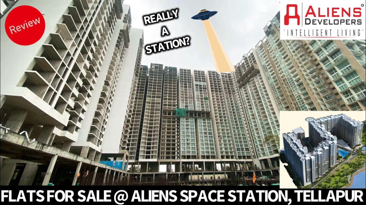 FLATS FOR SALE AT TELLAPUR | ALIENS SPACE STATION | 2,3 Bhk | Sky villas | Duplexes 