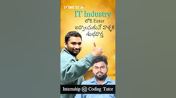 Internship + Job = Coding Tutor