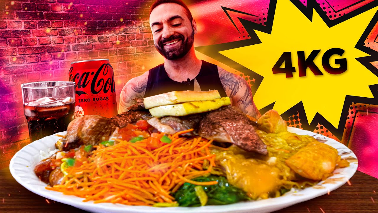 CORBUCCI chegou no SELF-SERVICE de SURPRESA e fez um prato GIGANTE!!