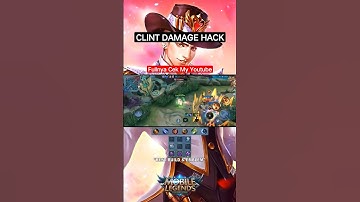 CLINT DAMAGE HACK - Mobile Legends #clint #clintgameplay #clintbestbuild #mobilelegends #shorts