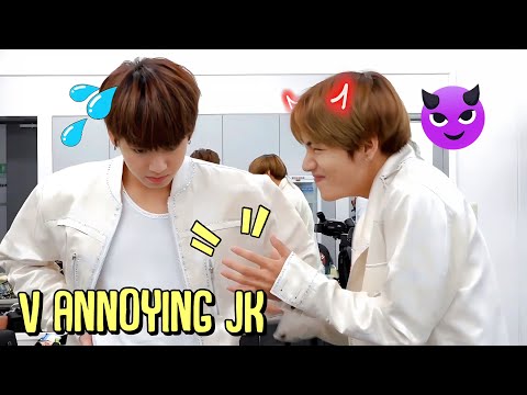 BTS Taehyung Teasing Jungkook - A Cute Compilation