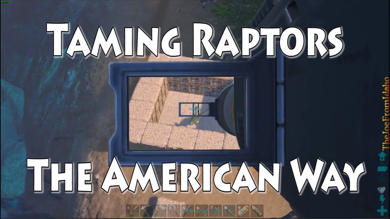 Ark Survival Evolved Raptor Taming with Revenge Ending - YouTube