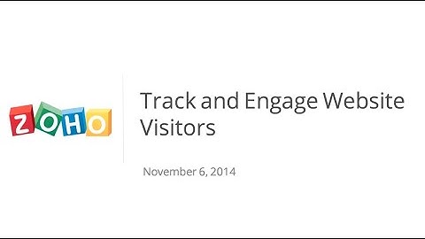 Webinar: Track and Engage Website Visitors