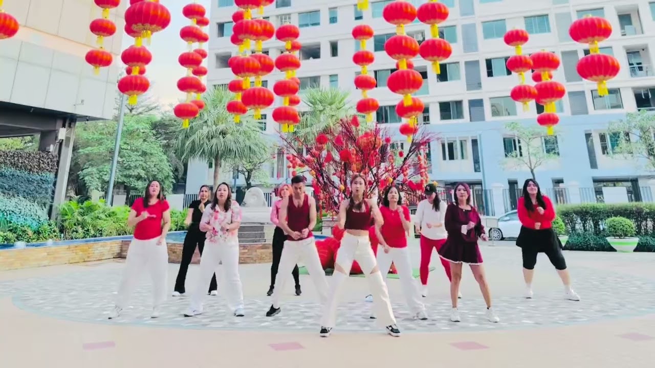  新年快乐 from Myanmar 🇲🇲 #ZumbaChoreo by Me. Song (Yeah - Nick Chung ) 
