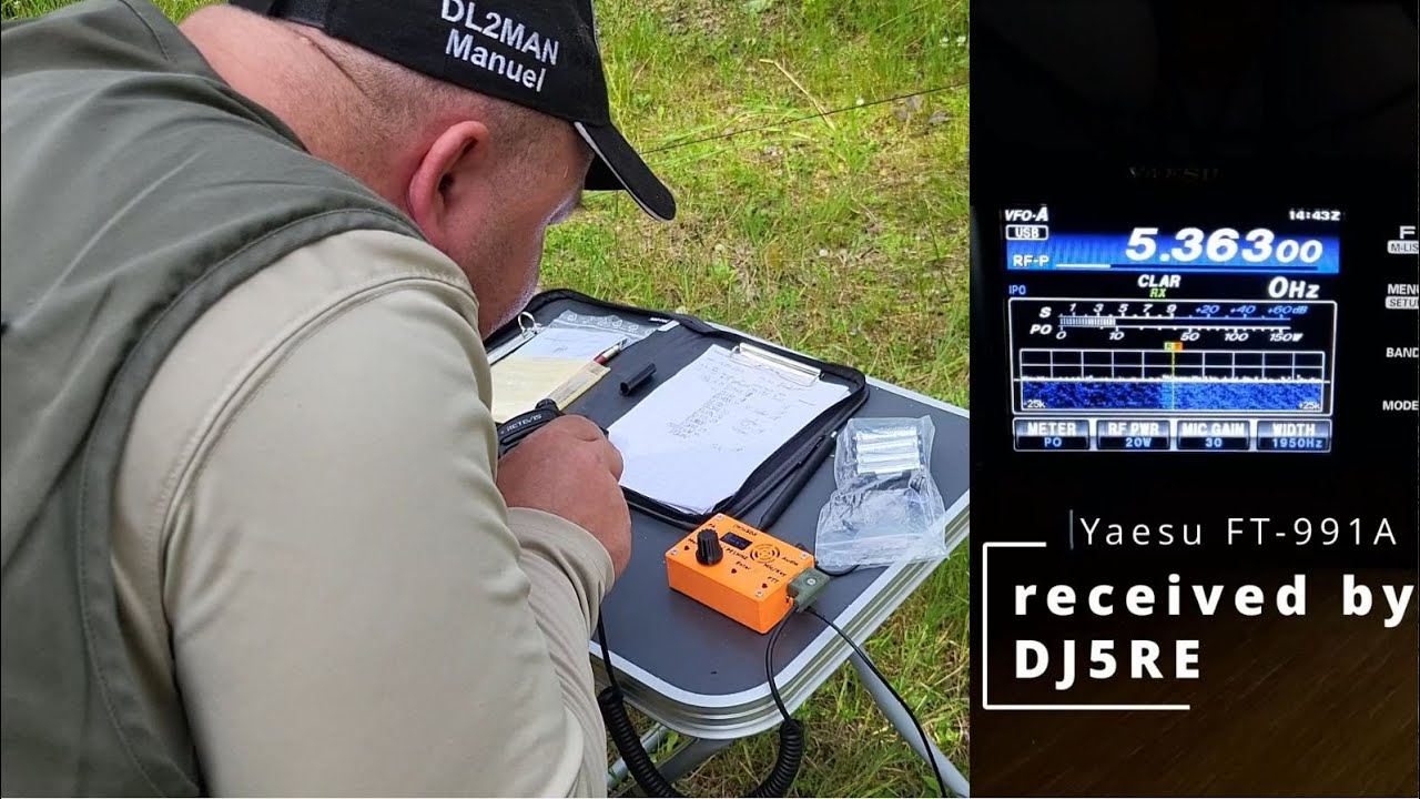 (tr)uSDX detailed SSB demo using car emergency kit in 60m emergency network