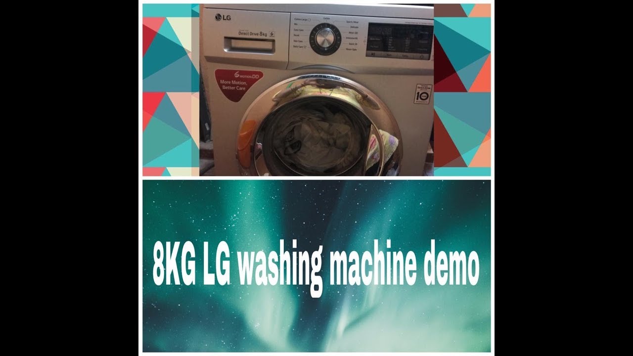 Washing machine review part2 demo LG front load fully automatic