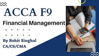 ACCA F9- Investments Decisions-Section A Exam kit questions Kaplan by CA Rohit Singhal