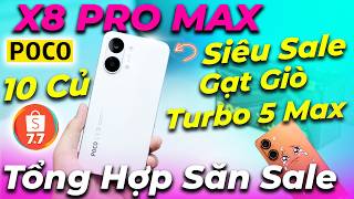 Siêu sale Poco X8 Pro Max 10,x triệu khiến Redmi Turbo 5 Max ra chuồng gà? Cách săn giá ngon!