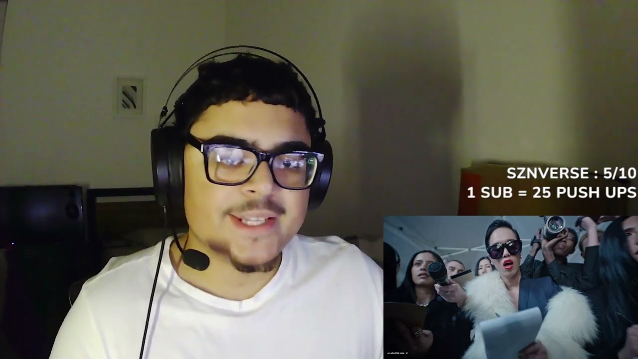 Ibrahim Reacts To Lil Uzi Vert - What You Saying - [Official Music Video]