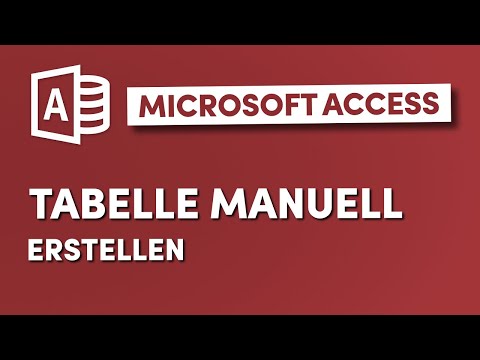 Video: Wie benenne ich eine Tabelle in Access um?