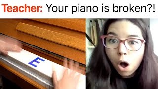 Video thumbnail of "I tuned my entire piano to E then took lessons"