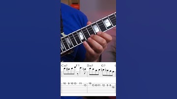 Try this Bb Rhythm Changes lick for Guitar (PDF on Patreon) #guitar #jazzmusic #jazzchords