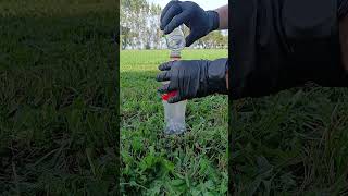 Acid / Aluminum reaction amish bomb, soda bottle explosion #science #experiment #chemistry