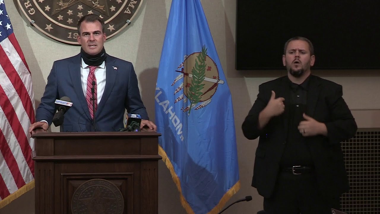 Governor Stitt Provides Update On State's Response to COVID-19 - YouTube