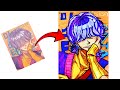 Drawing "Mystery Saja" in Your Own Unique Anime Style Easy