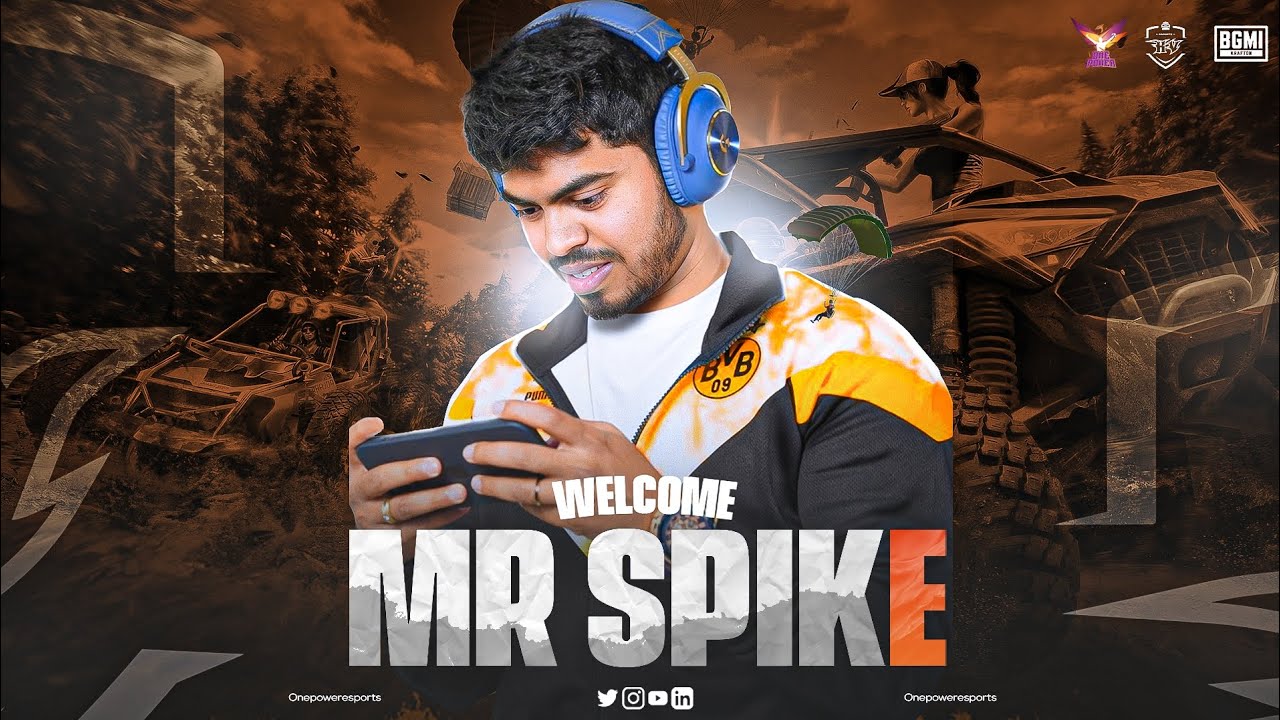 OPxHV Esports Welcomes @MrSpike as Exclusive Content Creator! 🔥 #bgmi #mrspike #announcement