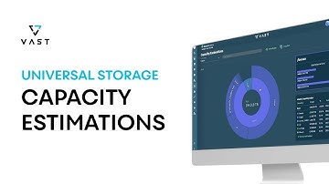 Capacity Estimations Walkthrough — Universal Storage
