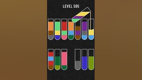water sort puzzle - level 595