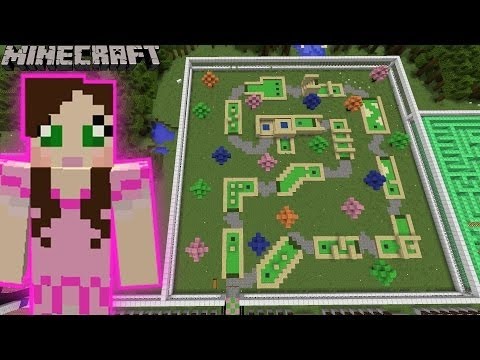 US Minecraft  MINIATURE GOLFING GAME   MINE PARK Custom Map 1