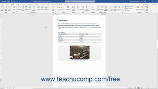 Word 2019 and 365 Tutorial Inserting Bookmarks Microsoft Training