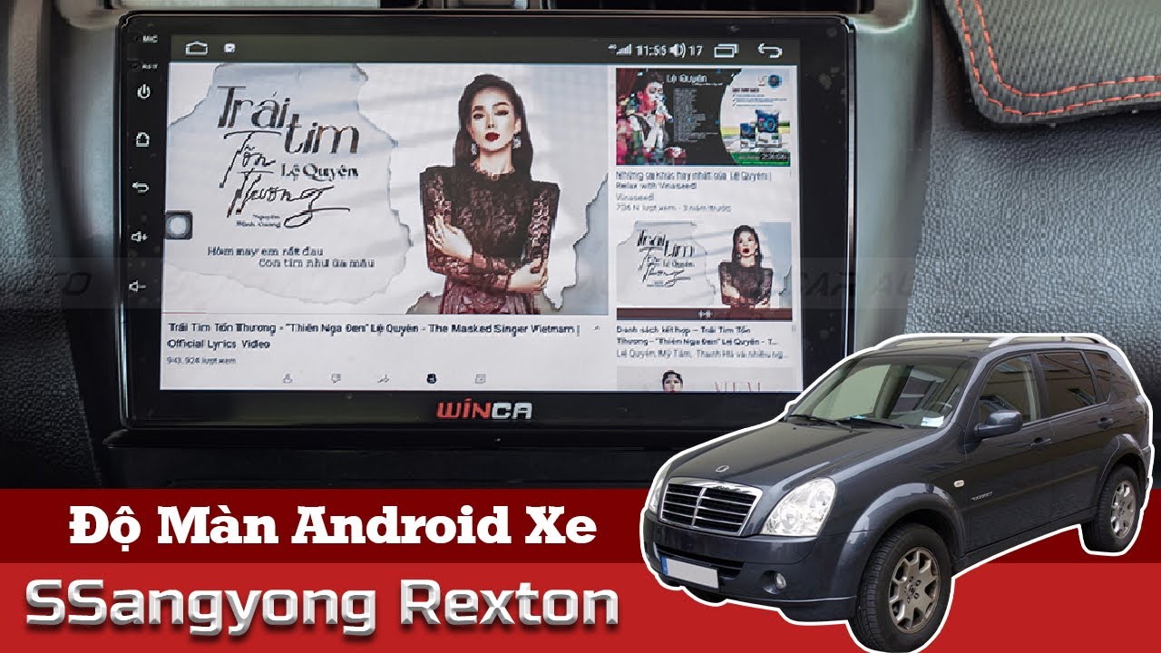 Độ Màn Hình Android Xe Ssangyon Rexton, Nâng Cấp Âm Thanh Xe Ssangyong ...