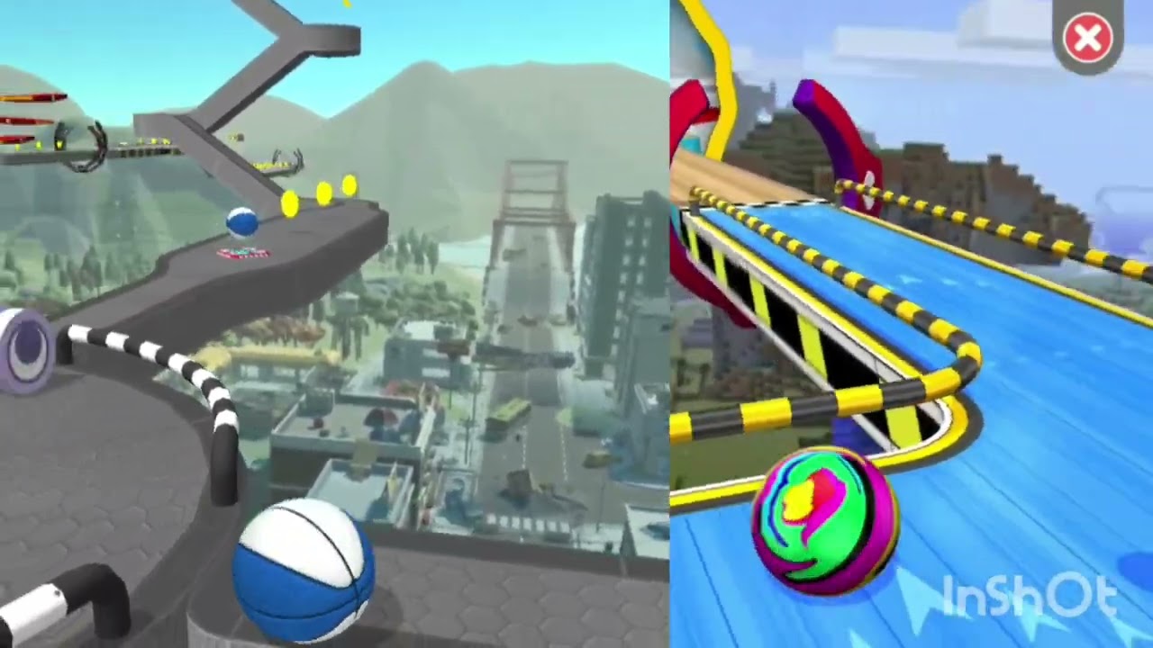 Going ball vs. Rolling  Ball Sky Escape 3D Awesome Game 🤯😱😱