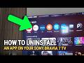 How To Uninstall An App On Your Sony Bravia 7 TV: Easy Guide!