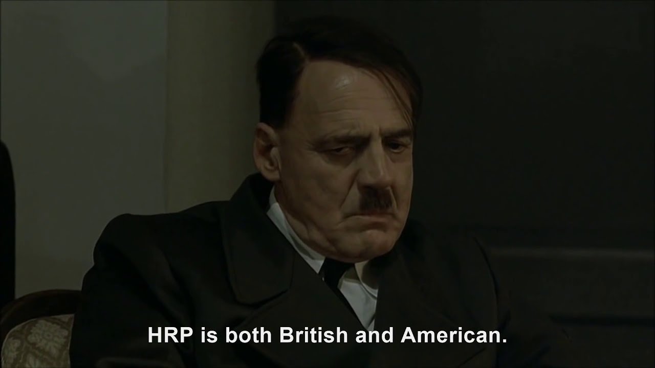 Hitler is informed about random HRP facts