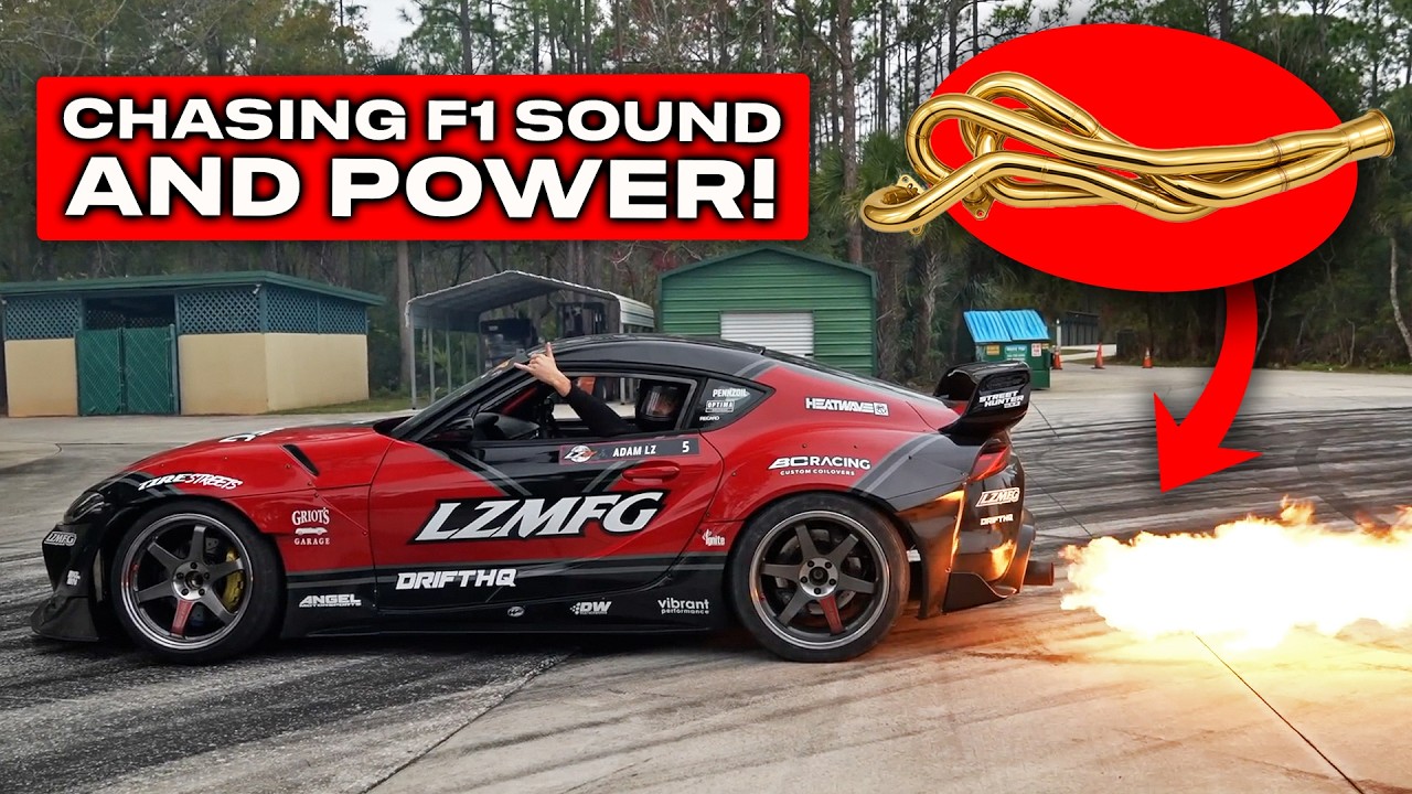 The Ultimate 4 Rotor Header Test - Chasing the F1 Sound