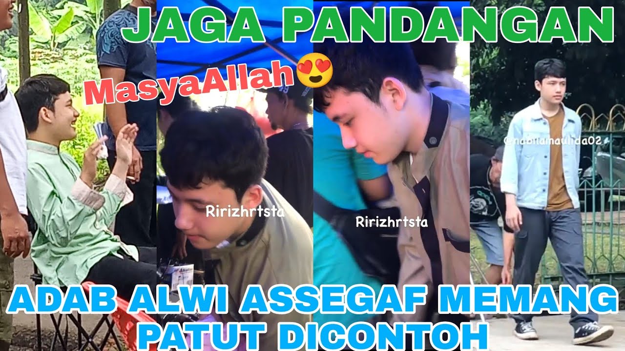 MASYAALLAH, ADAB ALWI ASSEGAF MEMANG PATUT DI CONTOH | MENJAGA PANDANGAN MATA DARI YG BUKAN MAHROM