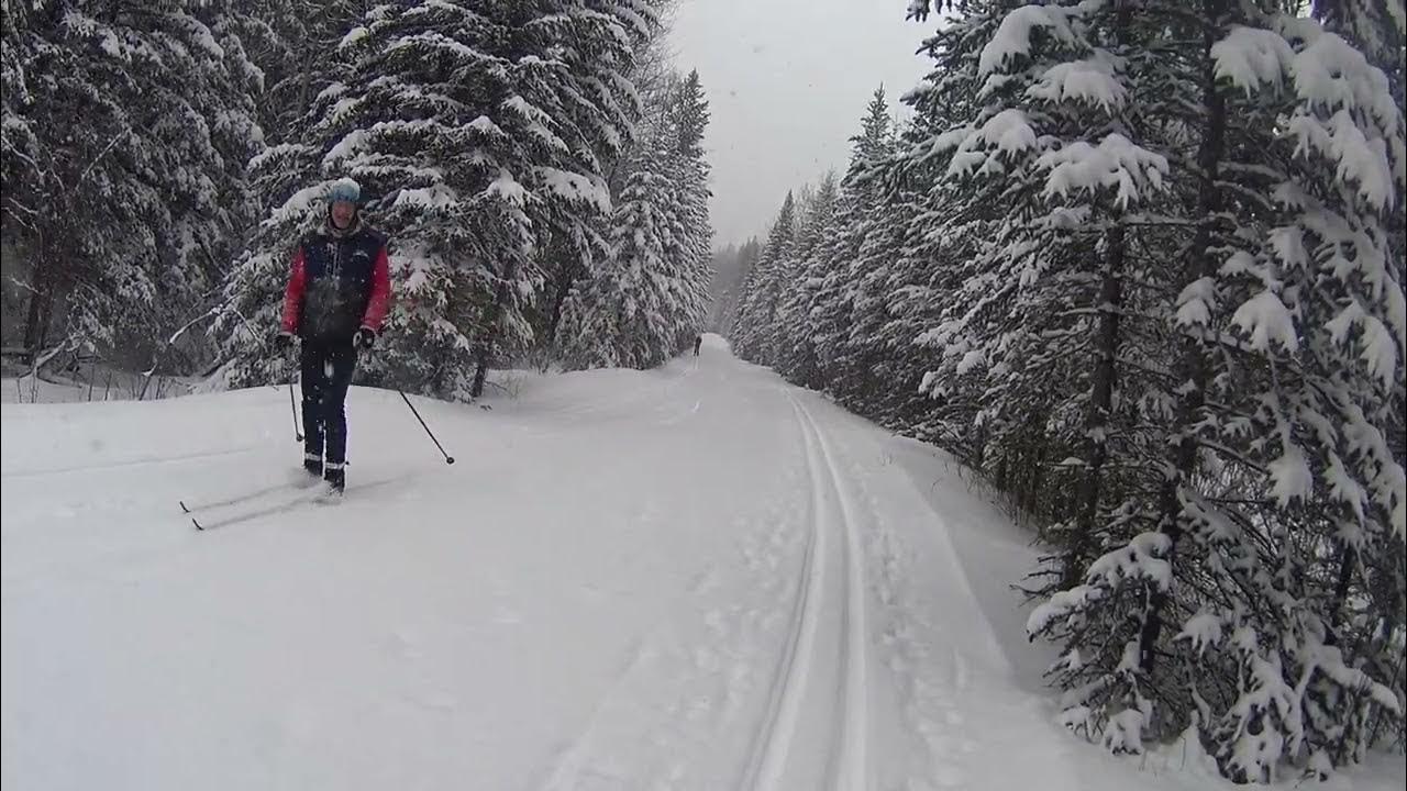 Cross Country Skiing near Lake Minnewanka, Banff National Park. YouTube