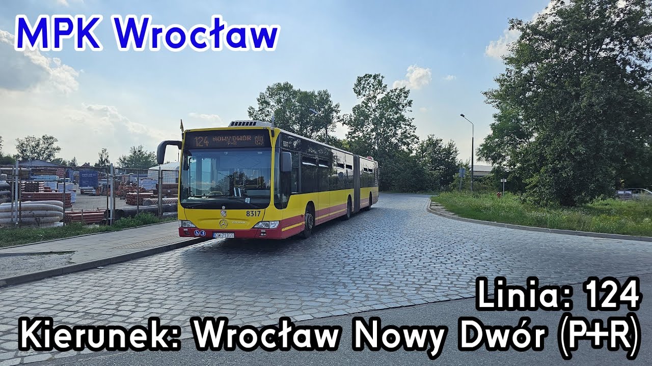 [🇵🇱PL] TIMELAPSE: MPK Wrocław - Linia: [🚍124]