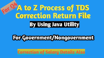 HOW TO PREPARE #TDS_REVISE_RETURN COMPLETE PROCESS || FILE TDS_CORRECTION_RETURN GOVT/NON-GOVT