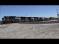 Union Pacific Train Watching in Deming New Mexico
