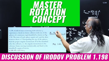 Master Rotation Concept Discussion of Irodov Problem 1.198 | Physics | NJ Sir